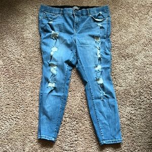 Size 24 Torrid Bombshell Skinny Jeans